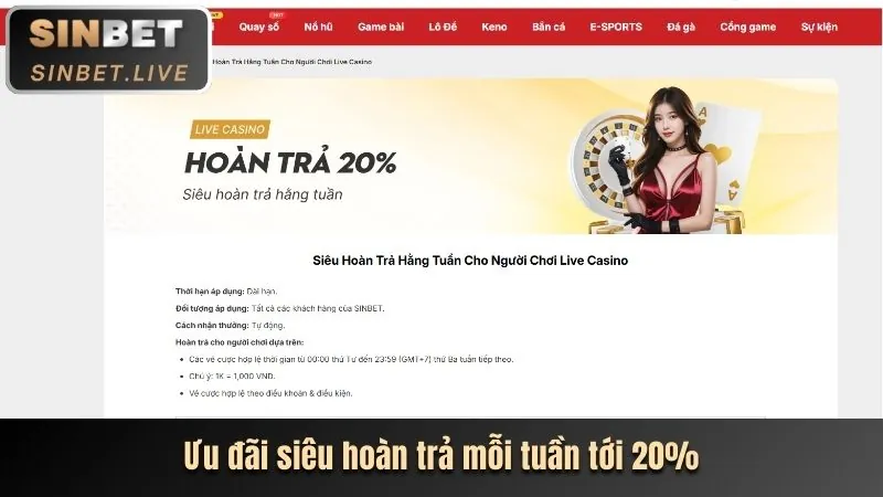 Người chơi mới nhận tiền thưởng chào mừng